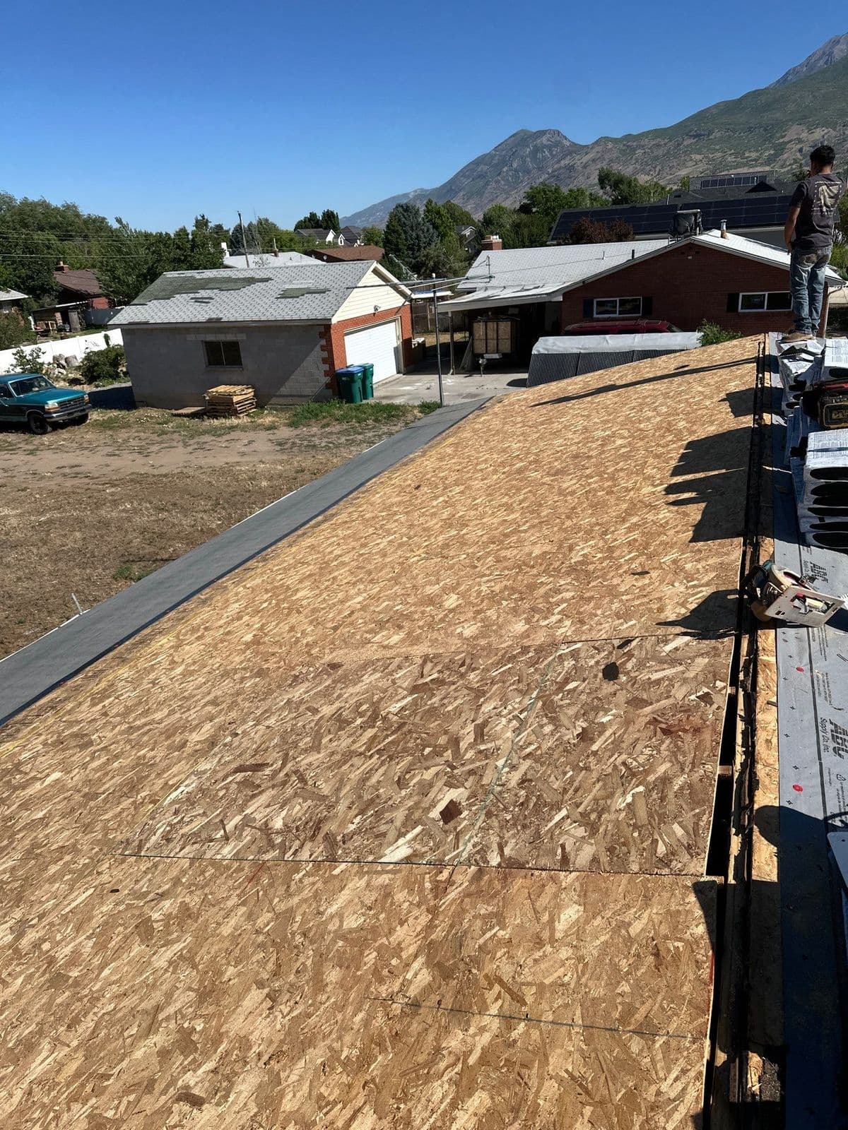 New decking going down